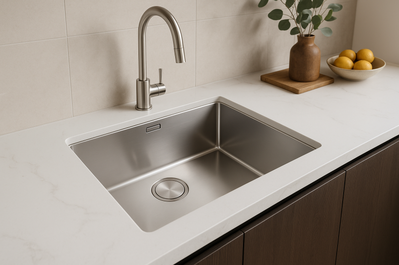 Franke Mythos MYX 110.50 lavello in acciaio inossidabile 50x40cm sottopiano 122.0638.199