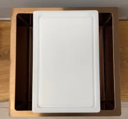 Tavola da taglio in plastica Foster 42x27cm per un lavello di lunghezza 40cm 1208953714