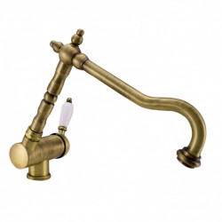 PB Rubinetto da cucina vintage nostalgico a finestra ribaltabile Bronzo 1208953756