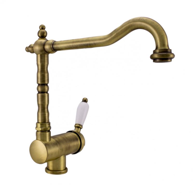 PB Rubinetto da cucina vintage nostalgico a finestra ribaltabile Bronzo 1208953756