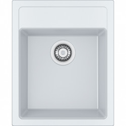 Franke Sirius 2 S2D 610.40 lavabo in plastica bianca 43x53cm con foro per rubinetto 114.0568.054