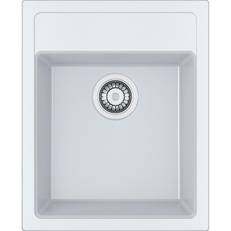Franke Sirius 2 S2D 610.40 lavabo in plastica bianca 43x53cm con foro per rubinetto 114.0568.054