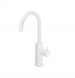 Waterevolution Flow rubinetto lavabo modello alto bianco opaco T1121FUBR