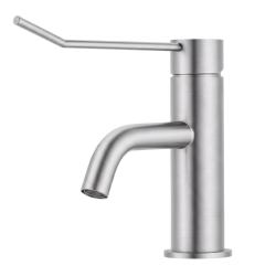 Waterevolution Flow Miscelatore per lavabo incluso tappo a clic acciaio inossidabile T111IE