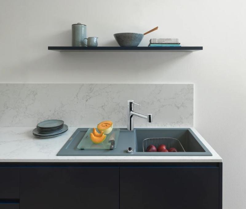 Franke Centro Rubinetto da cucina cromo con doccetta estraibile 115.0600.131