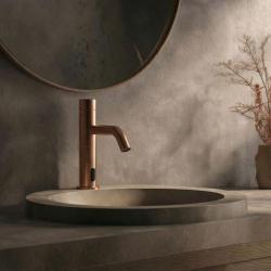 Waterevolution Flow rubinetto elettronico per lavabo a infrarossi a batteria rame T110ECPE