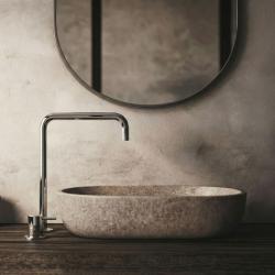 Waterevolution Flow Miscelatore per lavabo a 2 fori con beccuccio alto 222 cromo T122H01