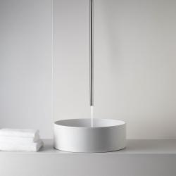 Waterevolution Flow Rubinetto per installazione a soffitto con beccuccio interamente in acciaio inossidabile T1678IE