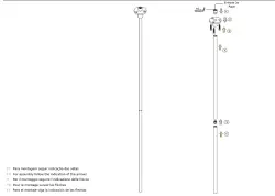 Waterevolution Flow Rubinetto per installazione a soffitto con beccuccio PVD rame spazzolato T1678CPE