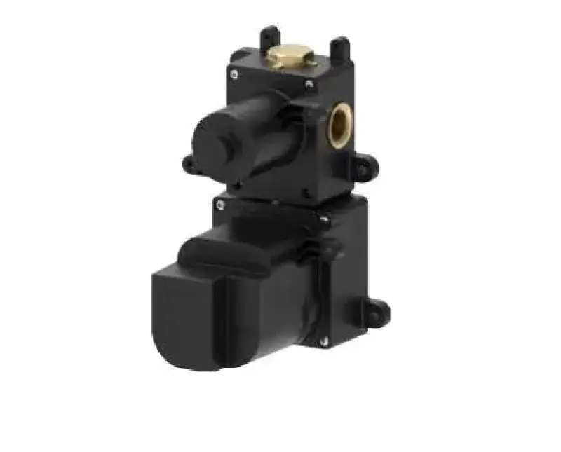 SB Round Set doccia ad incasso interamente nero opaco