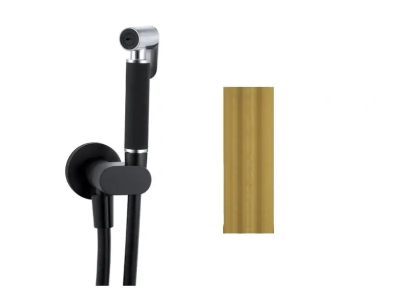 Waterevolution Flow Bidet kit doccia manuale Ottone Naturale T1626LE