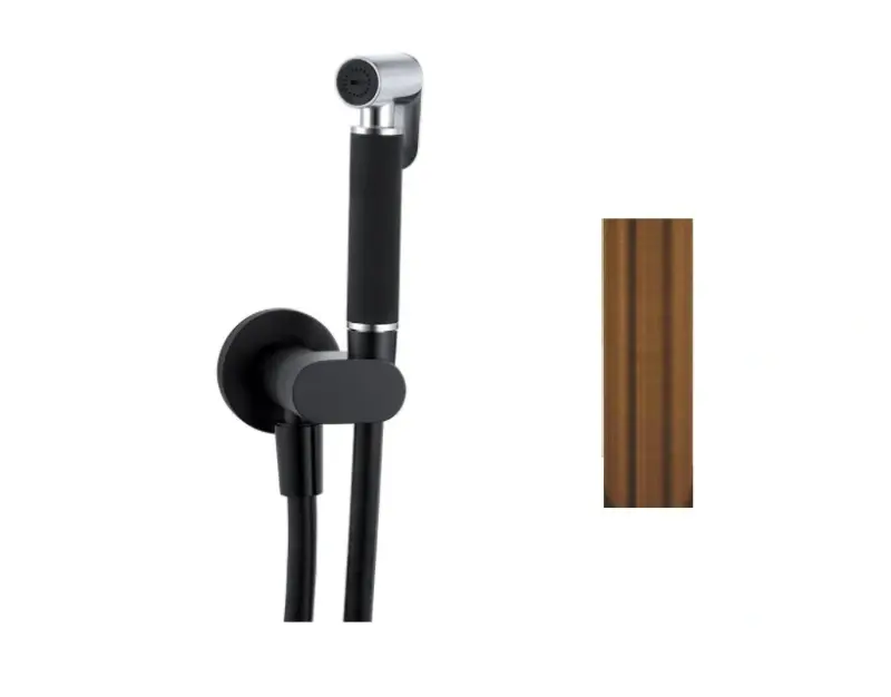 Waterevolution Flow Bidet set doccia manuale PVD rame spazzolato T1626CPE