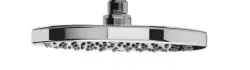 Doccia a soffitto Waterevolution Flow 250mm nera opaca T164325PR
