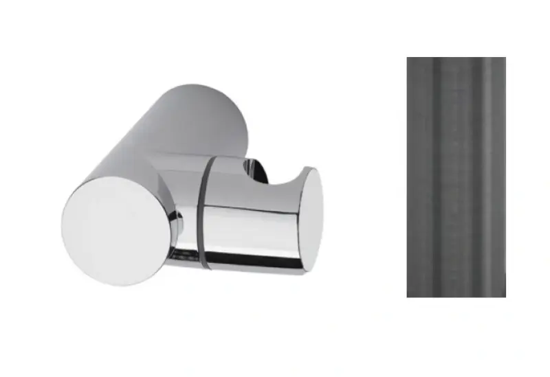 Waterevolution Flow Supporto per doccetta regolabile GME Gun Metal T1623GME