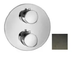 SB Universale Round Miscelatore termostatico da incasso con 2 uscite PVD gun metal 1208955168