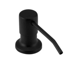 Aquadesign Nantes Dispenser per sapone da incasso nero opaco