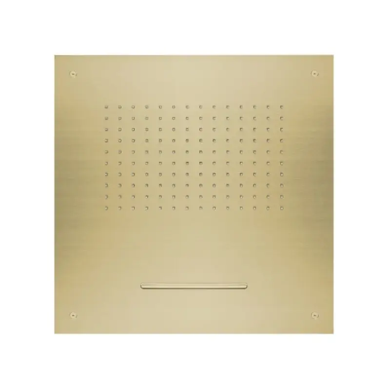 SB Square 316 Doccia a pioggia a scomparsa con cascata 50x50 cm, soffione doccia a soffitto in PVD oro 1208955319.