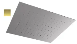 SB Square 316 Doccia a soffitto incasso 50x50cm PVD oro 1208955322