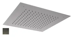 SB Square 316 Doccia a soffitto incasso 38x38cm PVD gun metal 1208955329
