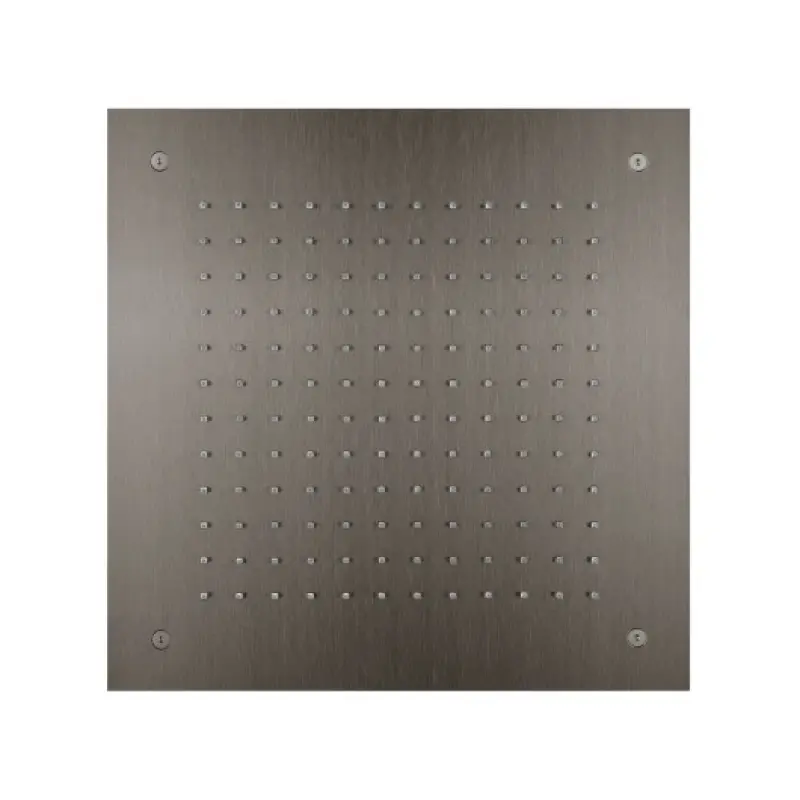 SB Square 316 Doccia a soffitto incasso 38x38cm PVD gun metal 1208955329