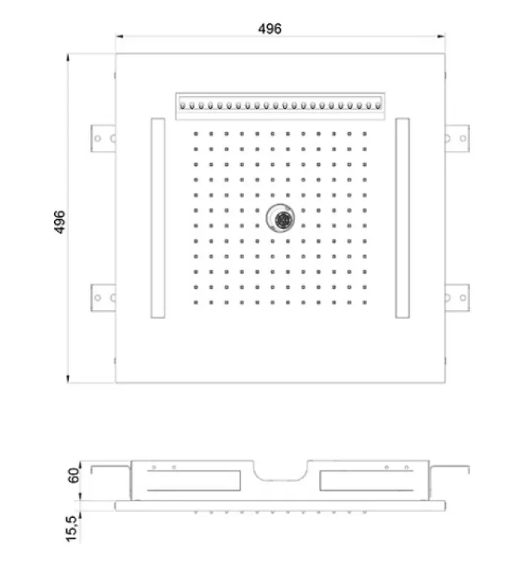 SB Wire-Twist Doccia a pioggia incasso con illuminazione cromoterapia PVD Oro 1208955381