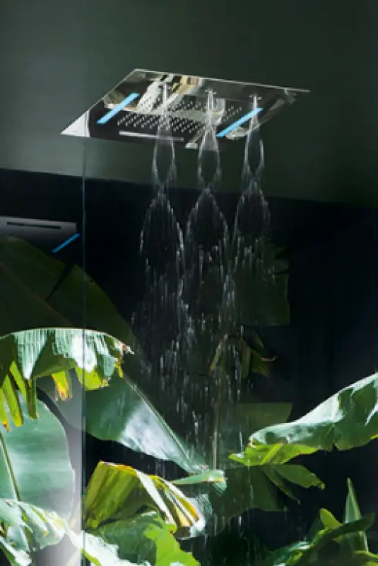 SB Spin Tentazione Cromoterapia Doccia a soffitto incasso bianco opaco 1208955417