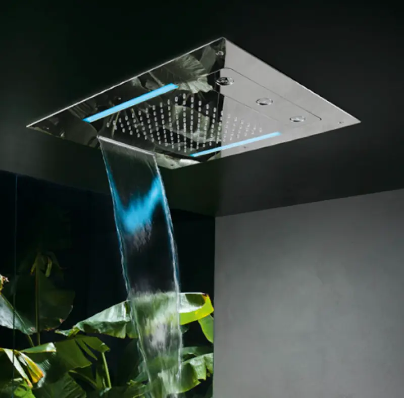 SB Spin Tentazione Cromoterapia Doccia a soffitto incasso PVD rame 1208955418