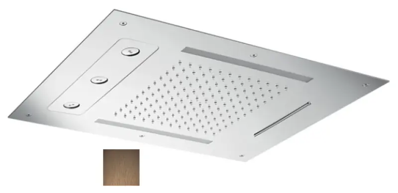 SB Spin Tentazione Cromoterapia Doccia a soffitto incasso PVD rame 1208955418