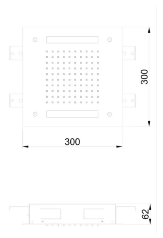 SB Easy Cromoterapia Doccia a soffitto incasso 30x30cm PVD Rame 1208955430