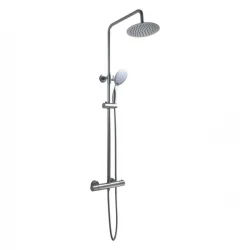 Aquadesign Valence set doccia termostatico con soffione a pioggia cromato