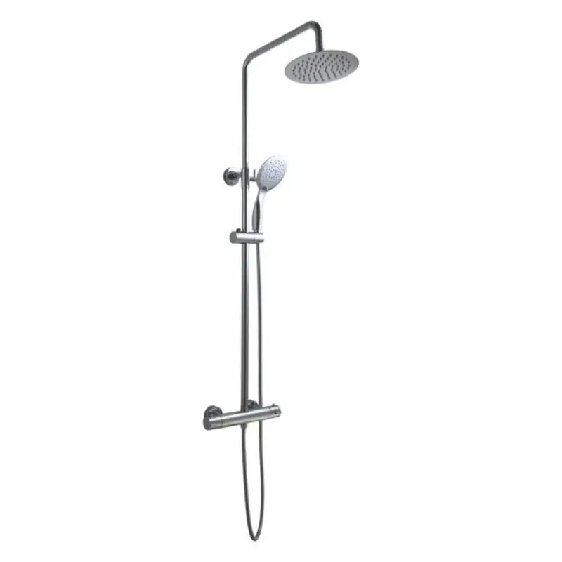 Aquadesign Valence set doccia termostatico con soffione a pioggia cromato