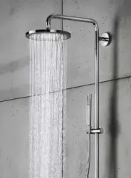 Testa doccia rotonda SB Round in plastica 20 cm bianco opaco 1208955601.