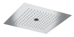 SB doccia a pioggia incasso a soffitto con strada di ghiaccio 38x38cm interamente in acciaio inossidabile 1208955633.