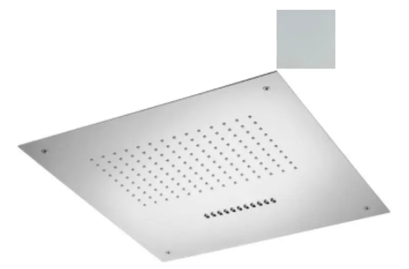 Doccia a pioggia a scomparsa SB Wave Temptation a 2 getti, colore bianco opaco 1208955684.