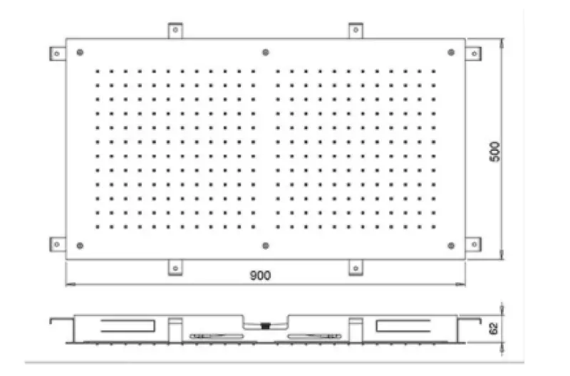 SB Tentazione Doccia a Pioggia da Incasso Rettangolare 900x500mm Nero Opaco 1208955711