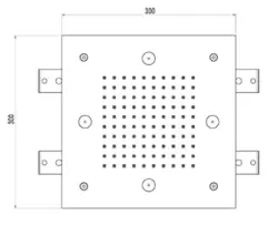 SB Mist Tentazione Doccia a soffitto incasso quadrata 2 getti 30x30 cm interamente in acciaio inossidabile 1208955716