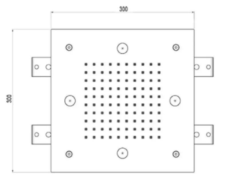 SB Mist Tentazione Doccia a soffitto incasso quadrata 2 getti 30x30 cm interamente in acciaio inossidabile 1208955716