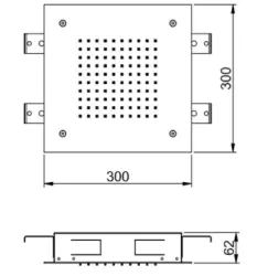 SB Tentazione Doccia a Pioggia incasso quadrata 30x30cm interamente in acciaio inossidabile 1208955717