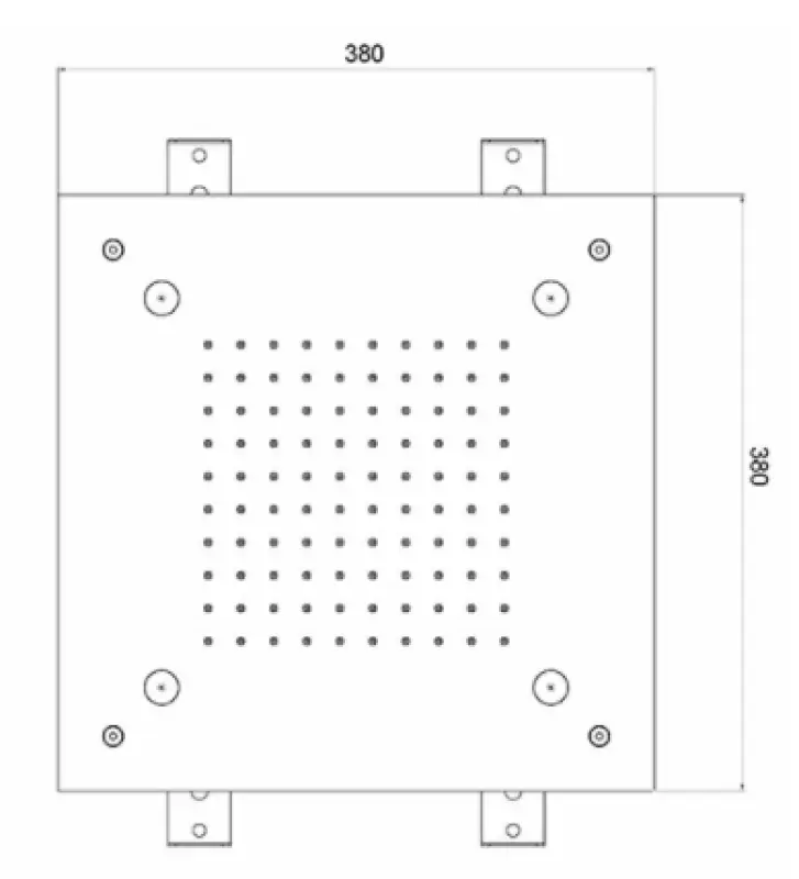 SB Mist Tentazione Doccia a Pioggia ad Incasso Quadrata 2-getti 38x38cm completamente in Acciaio Inossidabile 1208955718