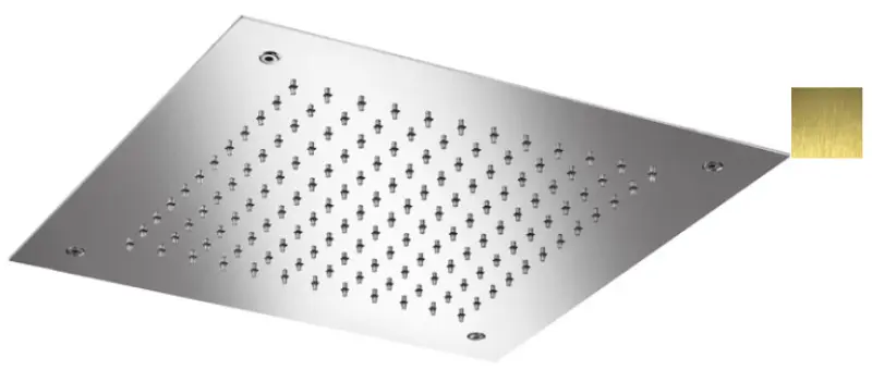 SB Tentazione Doccia a Pioggia incasso quadrata 38x38cm PVD Oro 1208955765