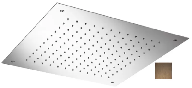 Doccia a pioggia a scomparsa SB Temptation quadrata 50x50cm PVD Rame 1208955778