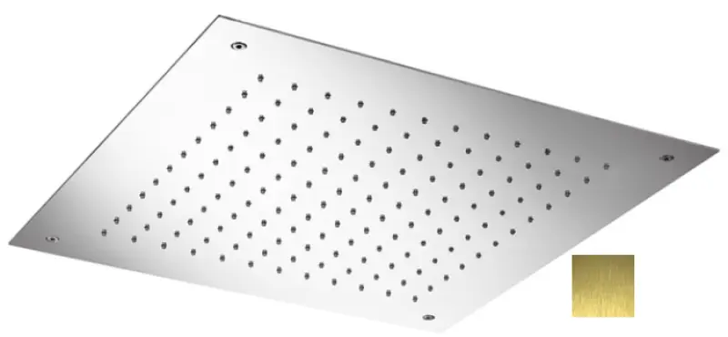 Doccia a pioggia a soffitto SB Temptation incasso quadrata 50x50cm PVD Oro 1208955780