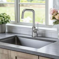 Quadri Stamford Miscelatore da cucina con beccuccio angolare girevole in acciaio inossidabile 1208956097