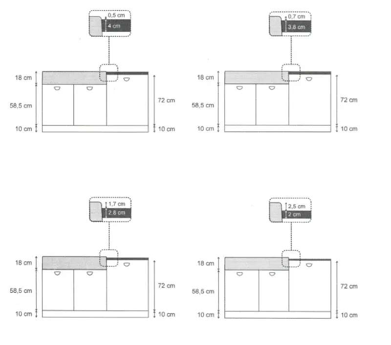 Quadri Ministro Lavello doppio bianco modello rustico 90x62cm 1208956327