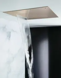 SB Square 316 Doccia a pioggia incasso Velvet Temptation e cascata rame spazzolato PVD 1208956751