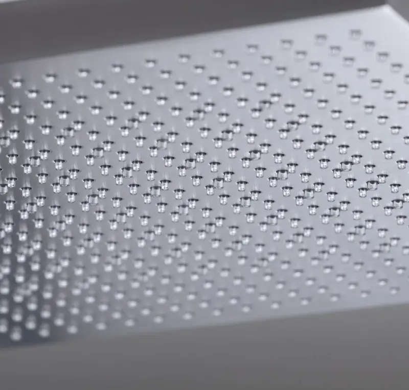 SB Square 316 Emozione Doccia a Pioggia Doppia in Acciaio Spazzolato PVD Gun Metal 1208956759