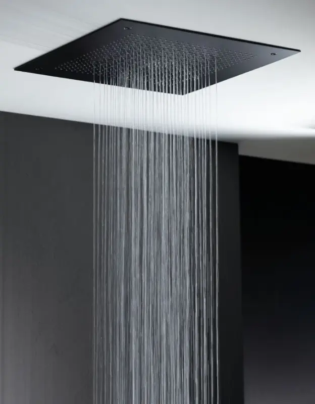SB Square 316 Doccia a soffitto incasso Velvet Temptation Dual flow nero opaco 1208956764