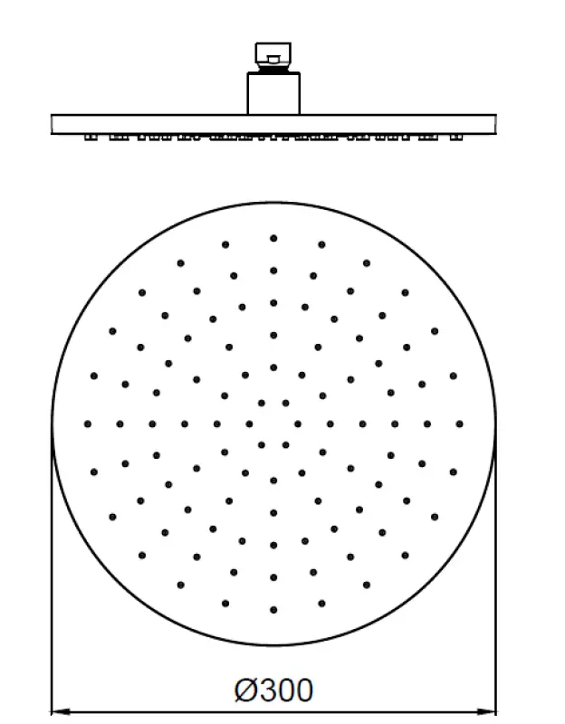 SB Round Set doccia ad incasso interamente in acciaio inox spazzolato 1208956785