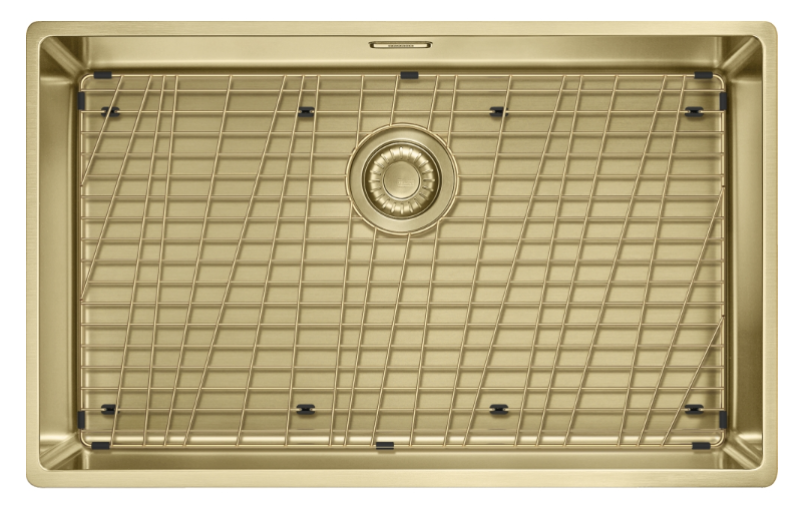 Franke Mythos Masterpiece BXM 210.68 Grande PVD Oro 685x410mm Incasso a Filo e Sottotop Lavello 127.0674.533