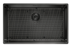 Franke Mythos Masterpiece BXM 210.68 lavello grande gun metal PVD antracite 685x410mm a filo e sottopiano 127.0674.440